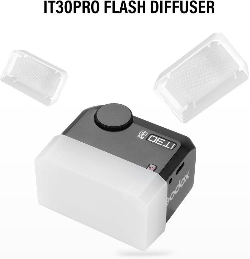 soonpho Flash Diffuser for Godox IT30 PRO Mini TTL Flash IT30Pro Diffuser IT 30 Pro Diffuser for Godox IT30 PRO C/N/S/F/O/P - Image 3